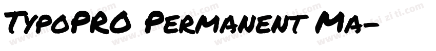TypoPRO Permanent Ma字体转换